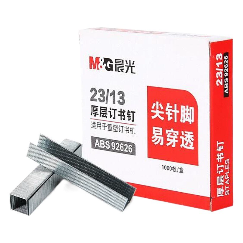 Chenguang 92626 скобы толстые скобы 23/13 тяжелые Скобы Из Нержавеющей Стали Большие скобы 100 страниц