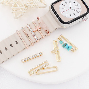 apple watch watch Universal Silicone Strap Decorative Ring for apple watch watch watch Universal Silicone Band Decorative Ring
