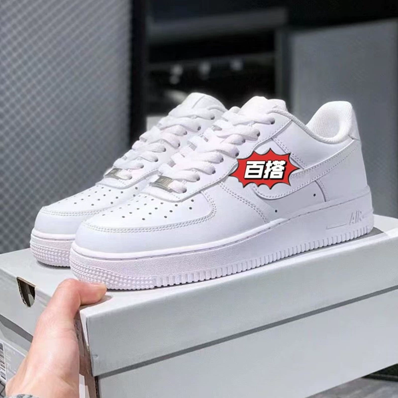 Nike Air Force 1, низкие классические белые кеды, кроссовки для мужчин и женщин
