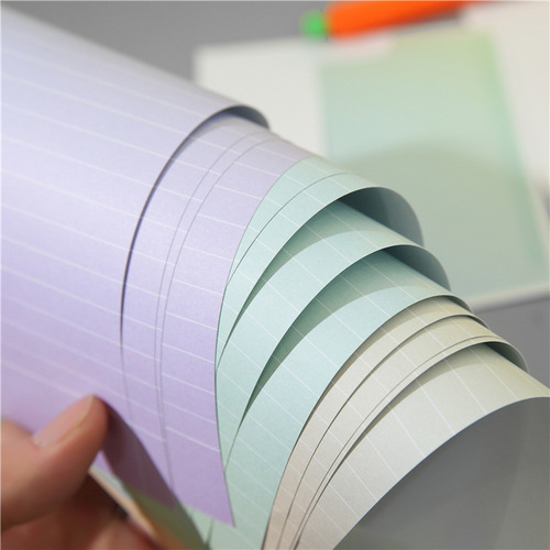 Creative aurora color letter paper set Korean style small fresh envelope gradient letter paper 2 envelopes 4 letter paper wholesale