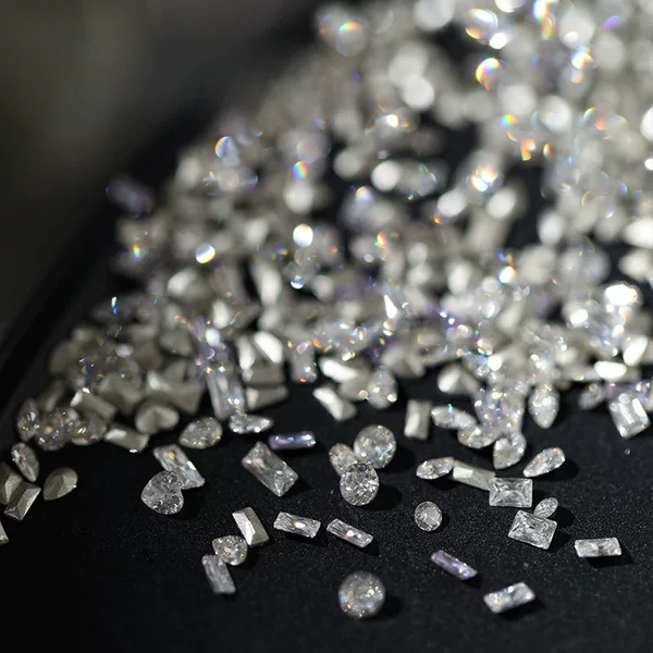 50 ultra-Flash mini pointed zircon nail jewelry flash nail decoration drill small accessories zircon mixed wholesale