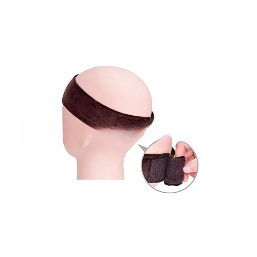 Official Human Hair Wigs Accessories Korean Cashmere Band Hair Ties with Velcro Headband Adjustable 6 Colors