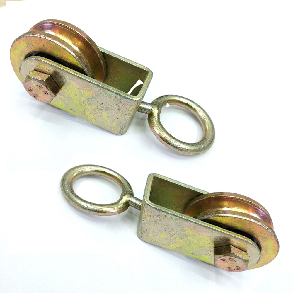 厂家直供轴承小滑轮放线滑车大棚用支持小额批发耐磨滚轮大棚