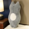 MyQ-standing gray cat