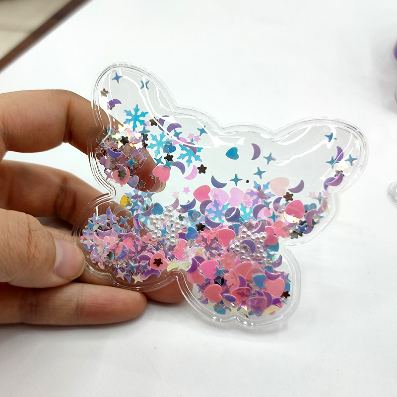 蝴蝶单边吸亮片标