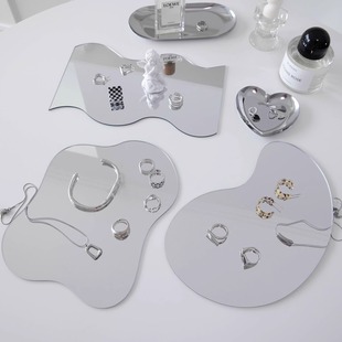 ins Acrylic Mirror Mirror Reflective Mirror Display Accessories Photography Props Photography Background Decoration Ornaments