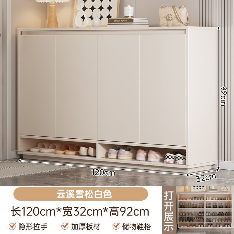 靴キャビネットホーム玄関屋内新スタイル2024人気の玄関キャビネット収納キャビネット一体型壁掛けシンプルな靴ラック|undefined