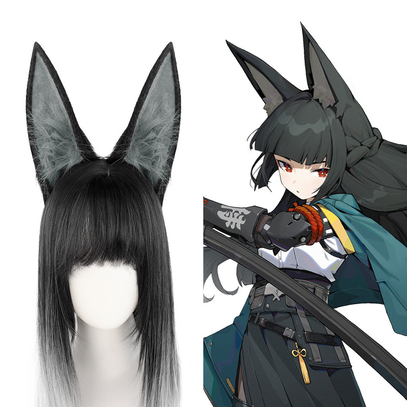 手作りスターミヤイヤゼロコスプレ模擬獣耳ヘッドバンドコミコン小道具頭飾りヘアアクセサリー|undefined