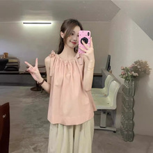 宽松显瘦亚麻吊带背心上衣女装2025夏季小个子百搭宽松抽绳阔腿裤