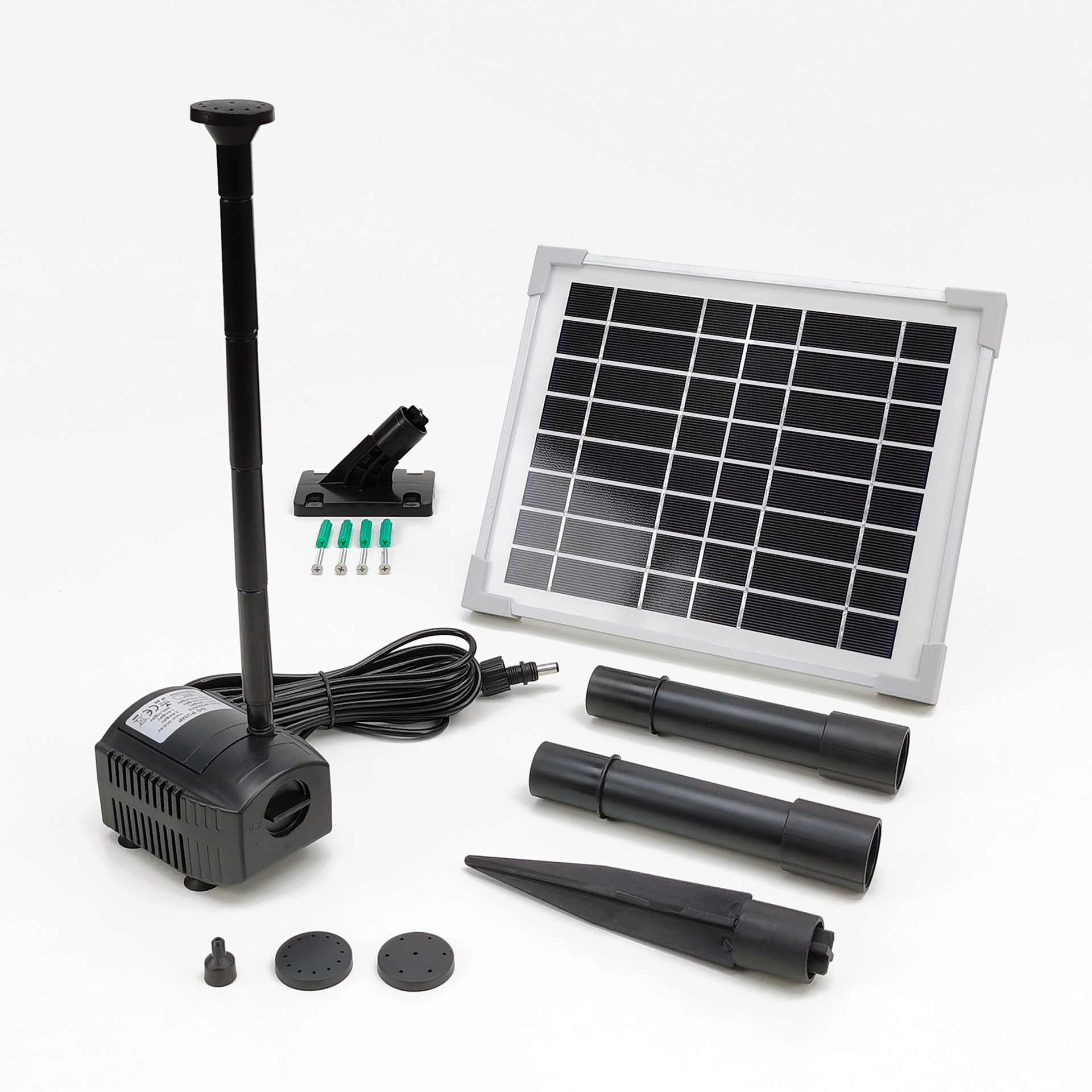 6W/8V储能式太阳能喷泉泵花园池塘景观泵-SPB6-320607E