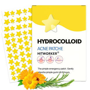 Cross-Border Supply 160Pcs Hydrocolloid Acne Patch Facial Invisible Makeup Closed Acne Acne Waterproof Patch
