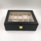 现货供应油漆喷漆10位表盒木质手表盒厂家手表盒子手表展示盒批发