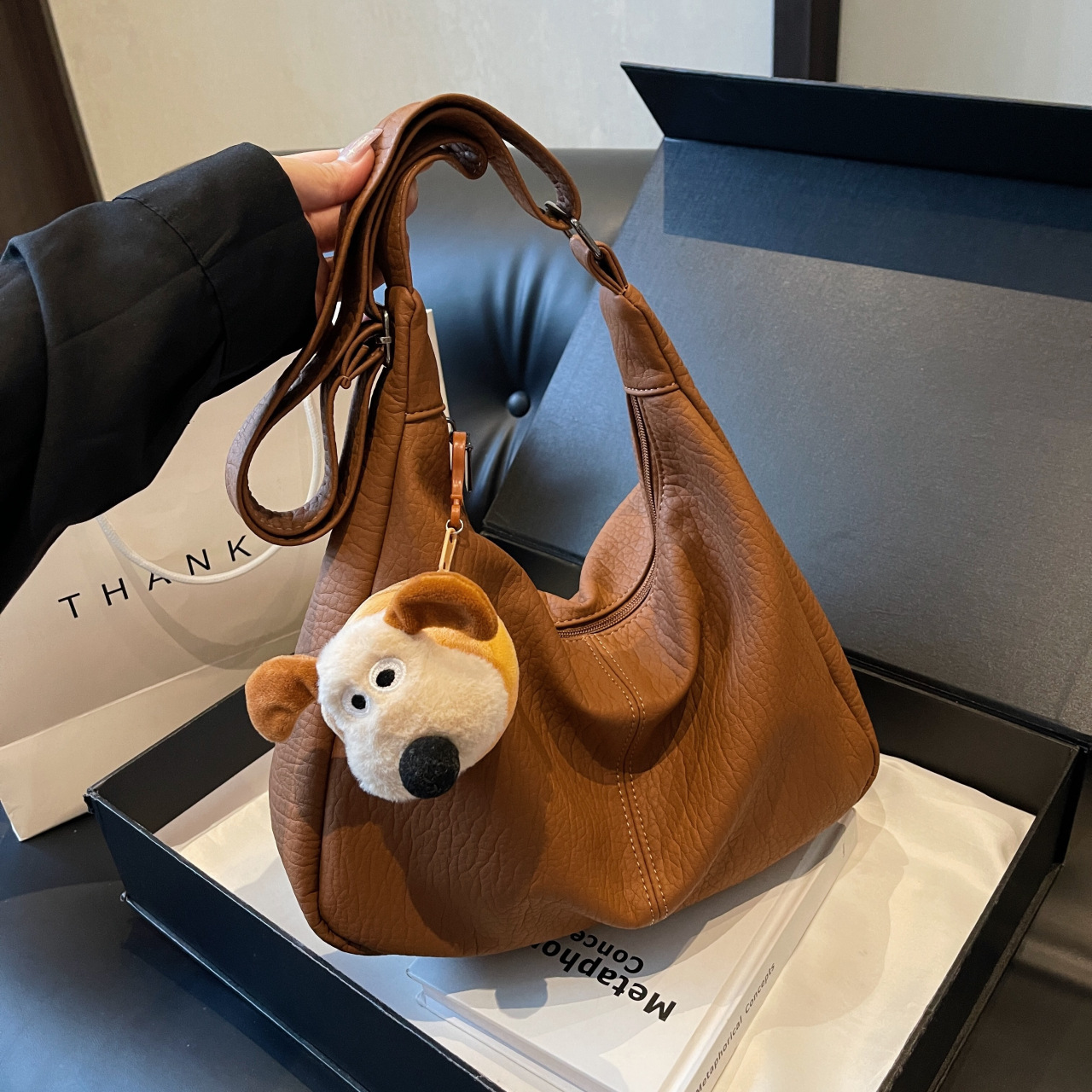 Autumn and winter high-end hand for women 2024 new Meilad large capacity single shoulder commuting popular crossbody_voghion.com