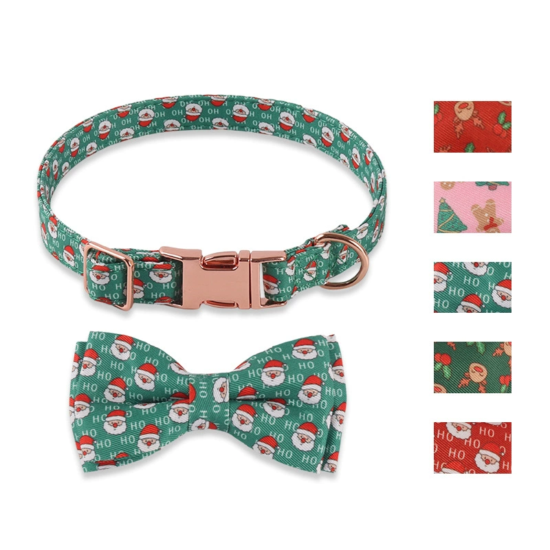 Новый дизайн товаров для домашних животных Arminger Рождественская серия бант праздничный ошейник