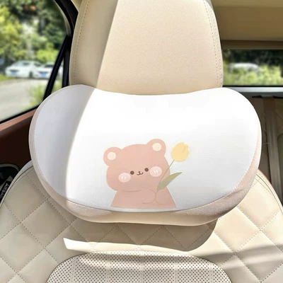 Seat cushion, seat cover: Cushion Cute Bunny Comfortable Car - tulip-bear-headrest