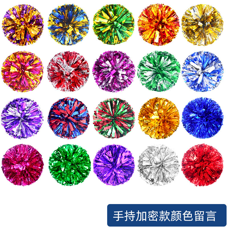 Porristas Bola de flores porristas mano flor mano sacudida flor danza rendimiento mano flor porristas flor bola de color rendimiento