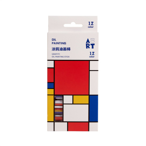 Children's painting 12-color oil pastel set children's art supplies crayon color pencil watercolor pen set wholesale