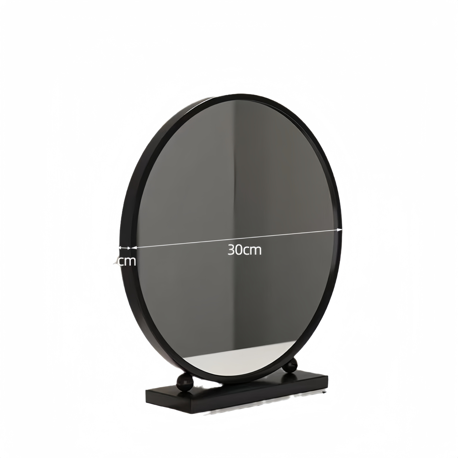 Espejo de vestir redondo espejo de vestir lujoso dormitorio escritorio dormitorio de estudiantes escritorio hierro forjado espejo de vestir espejo de vestir