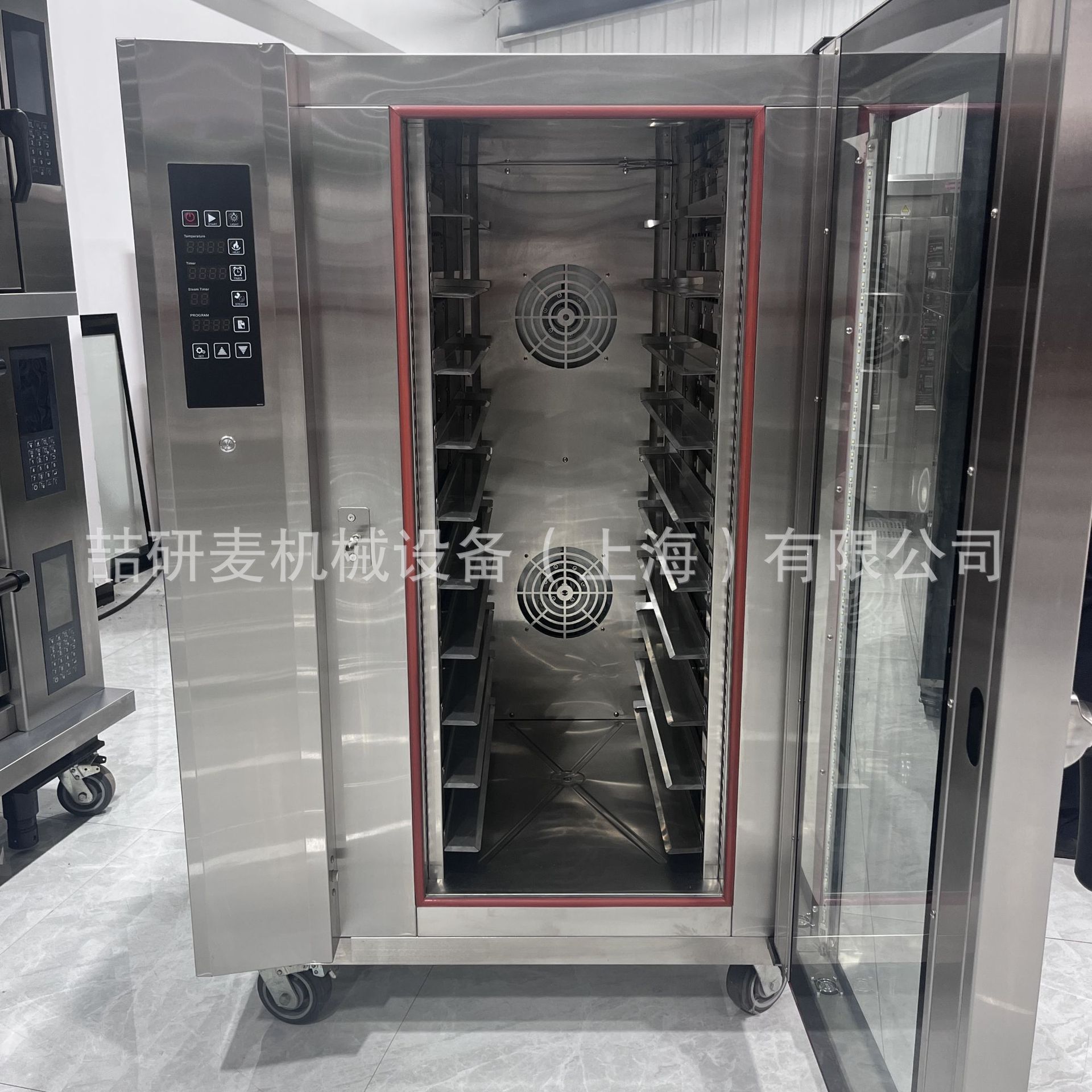 Horno de circulación de aire caliente de pulverización de vapor comercial 5 / 8 / 10 placa de gas eléctrico horno de tostada de pan se puede personalizar