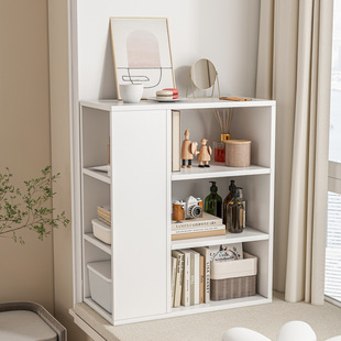 Bay Window Cabinet Balcony Storage Cabinet Sun Protection Waterproof Utility Cabinet Storage Rack Bookcase Tatami Low Cabinet Bedroom Storage Sweat