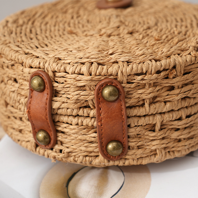 Bamboo Woven Beach Bag 2