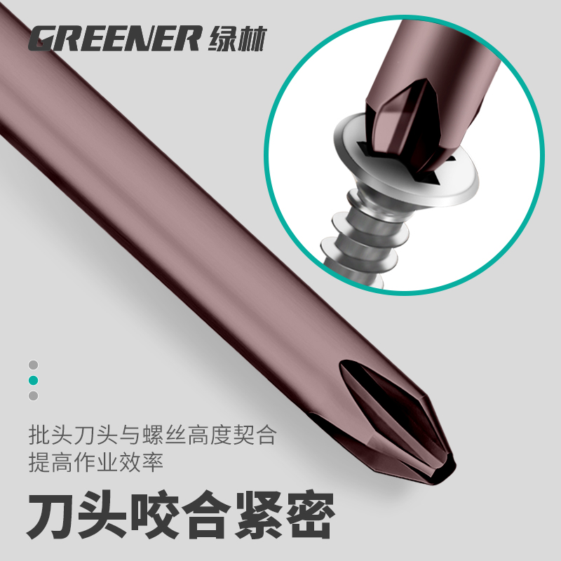 GREENFOREST CROSS 배치 헤드 강한 자기 세트 전기 스크루 드라이버 망토 배치 S2 슈퍼 하드 산업 전기 드릴 연봉 바람