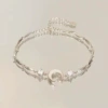 Star picking the moon bracelet