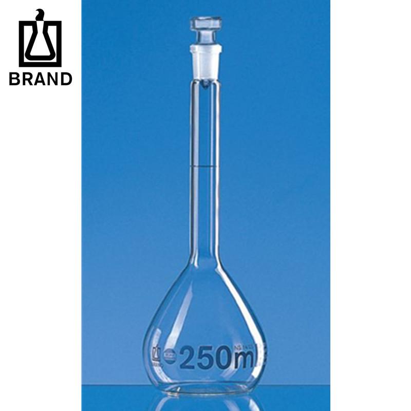 BRAND/普兰德BLAUBRAND容量瓶Boro3.3玻璃A级DE-M标志带玻璃瓶塞