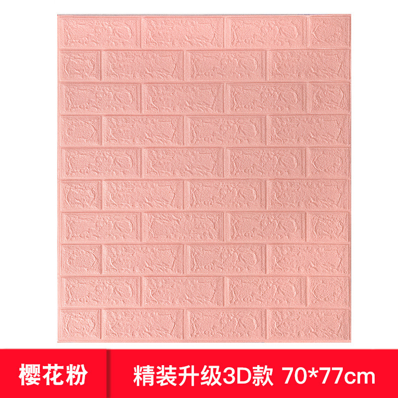 3D pared estereoscópica pegatinas de pared gris decoración de papel pintado autoadhesivo espuma de papel pintado fondo de pared pegatinas de pared a prueba de agua a prueba de humedad