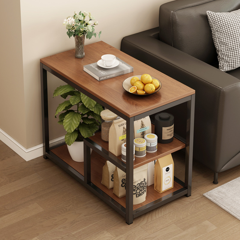 Side Table Living Room Home Sofa Side Cabinet Coffee Table Small Table Storage Rack Small Apartment Modern Simple Tea Table Small Tea Table