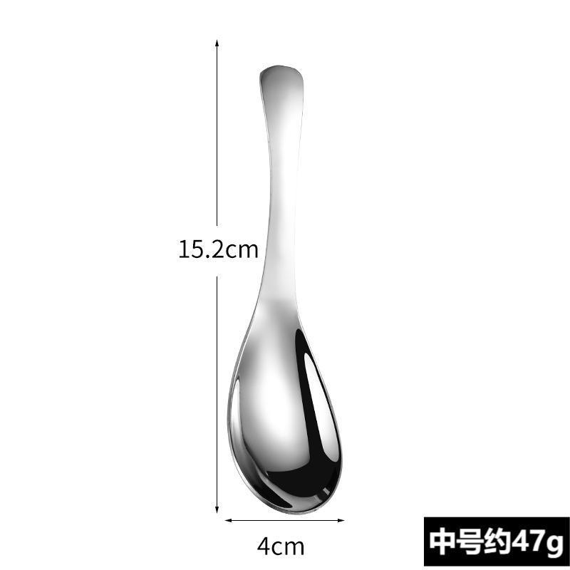 ステンレス製スイカスプーン、宮廷風スプーン、高級感のある食事用スプーン、食器、厚手スプーン、家庭用大型スプーン、揭陽食器工場|undefined