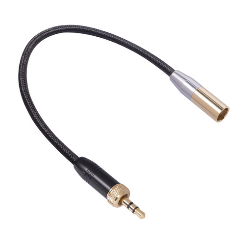 适用于摄像机内螺纹3.5mm公转MINI XLR 3pin 迷你卡农公麦克风线