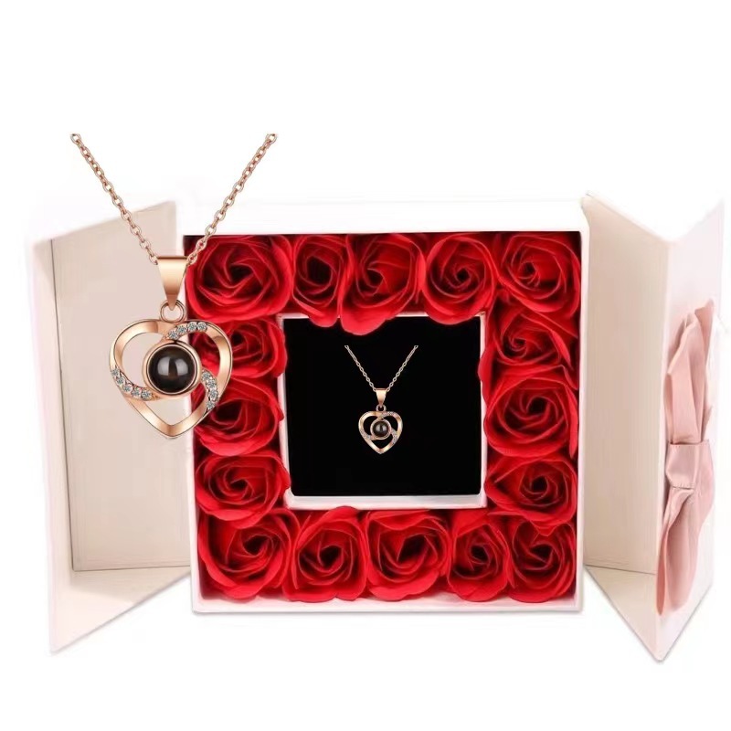 Love Rose Gold +16 Rose Gift Box
