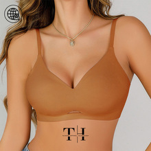 交叉美背运动内衣套装提拉防震宽肩背心式文胸女薄款透气速干内裤