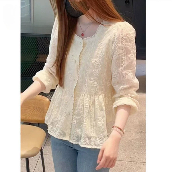 1027#Apricot [long sleeves]