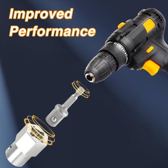 Stainless Steel Top Wind Trailer 0kg Top Crank Handle Rechargeable Drill Adapter