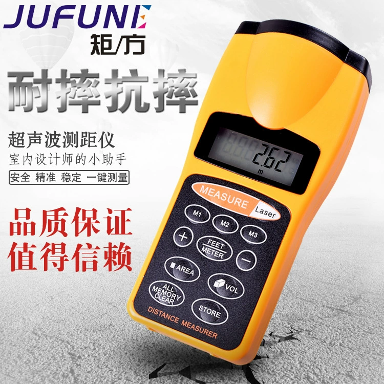 Ручной дальномер ультразвуковой измерительный прибор лазерный дальномер Высокая точность голосового вещания зарядка оптом