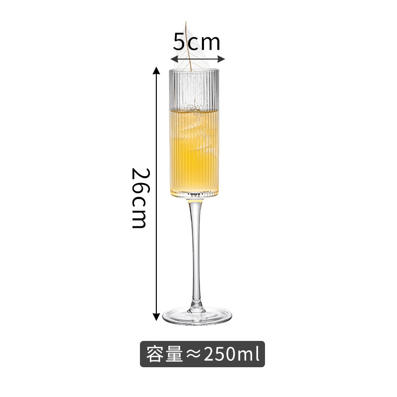 Vaso de champagne francés Vaso de champagne espumoso Vaso de champagne creativo Vaso de vidrio Vaso de vidrio Vaso de vidrio Vaso de vidrio