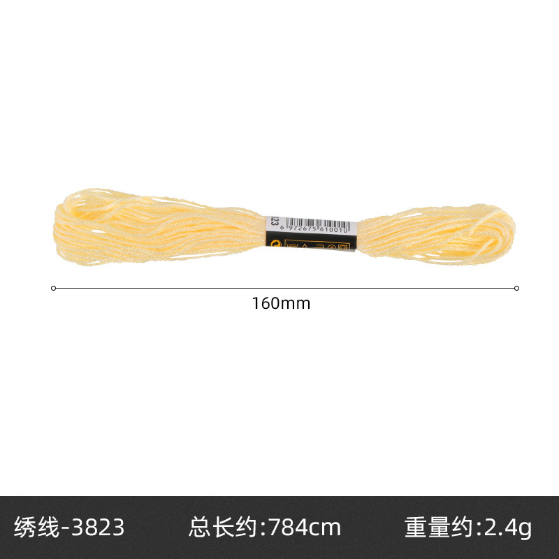 Hilo de punto de cruz de 42 colores, hilo de bordado de poliéster y algodón, bordado puntual, bordado de punto, bordado de punto de cruz