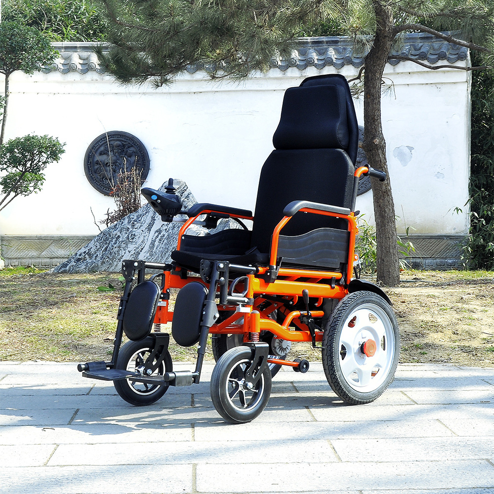 Electric Wheelchair Manufacturer for the Elderly, Fully Automatic Foldable Lightweight Mobility Scooter with Smart Lithium Battery