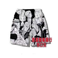 图案不规则猛男短裤夏季沙滩裤篮球裤男女情侣卡通可爱休闲运动裤