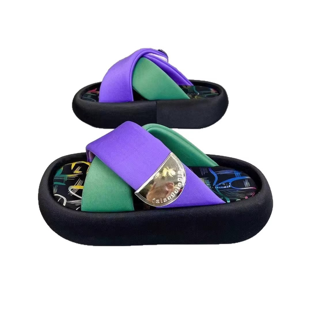 Women's Thick Sole Sandals Height Increasing Casual Platform Slides_voghion.com