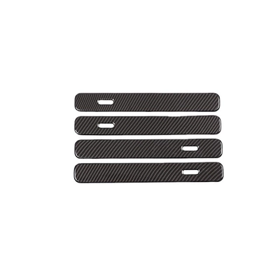 Suitable for Land Rover Range Rover Star Vein Door Outer Handler Patch Trim Strip ABS Carbon Fiber Pattern 4-Piece Set Interior Modification