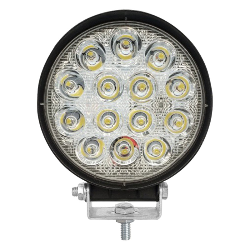 Carcasa redonda de 4 pulgadas para luz de trabajo, carcasa para luz de montacargas, accesorios para carcasa de luz de coche, carcasa de luz de coche hecha de aleación de aluminio fundido a presión.