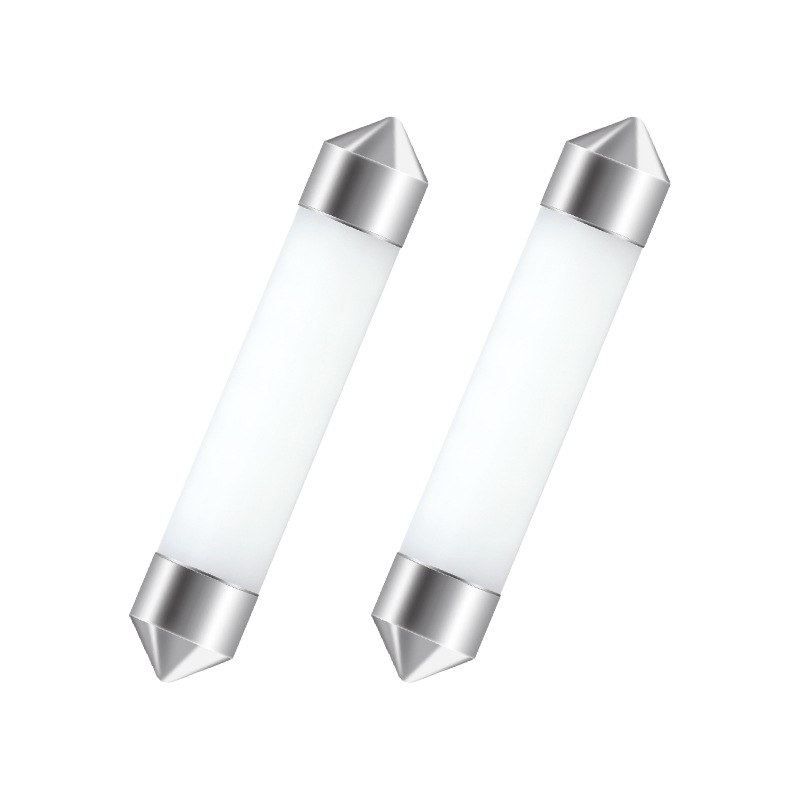 Venta directa Luz de techo LED Luz de lectura decodificadora Luz de matrícula Doble punta-3014 Luz pequeña para automóvil Luz de lectura de alto brillo CSP