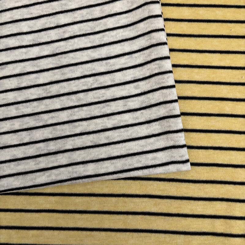 280G仿羊绒细条纹针织面料 童装女装打底毛衣玩具等时尚面料|undefined