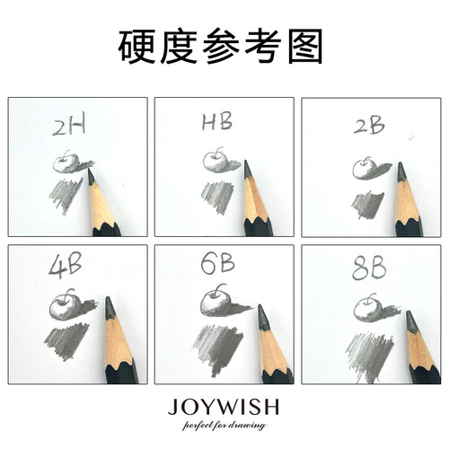 Stationery pencils 2B charcoal pencils Art sketching 4B/8B for children wholesale paintbrushes HB pencils primary school student set art supplies