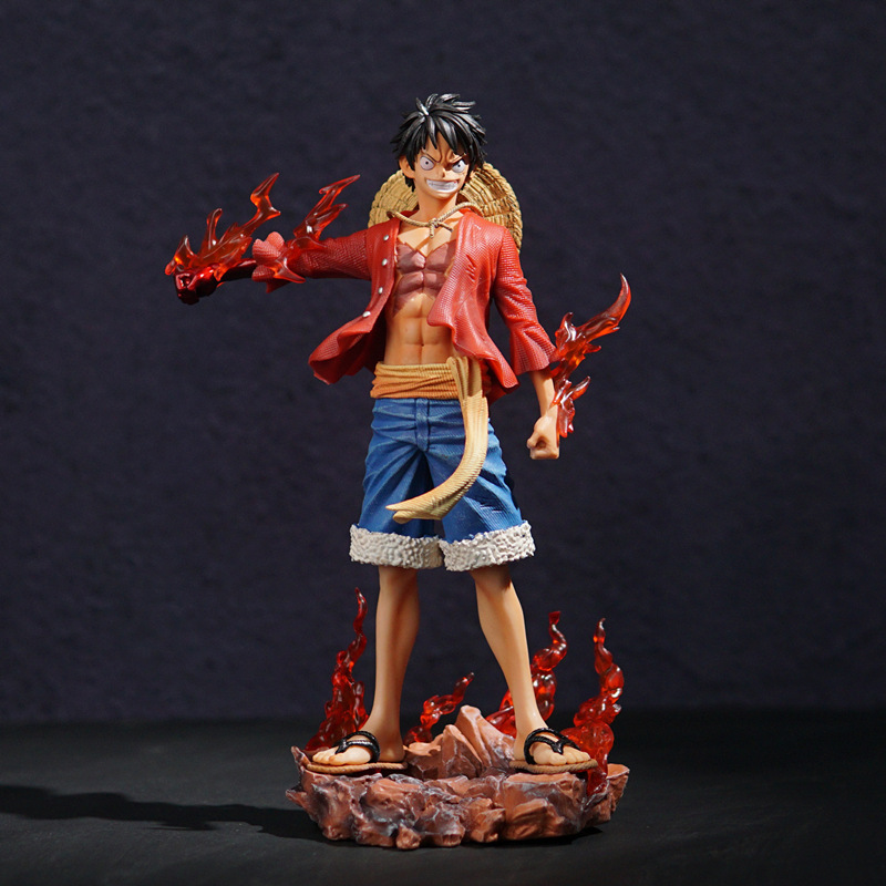 ワンピースフィギュアモデルルフィゾロエースロウサンジ人形フルセットアニメ誕生日ギフト装飾品人形|undefined
