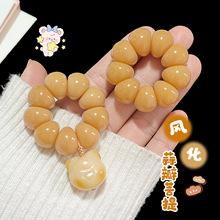 风化蒜瓣mini猪大肠菩提子手捻小尺寸解压手把件学生可爱指尖文玩