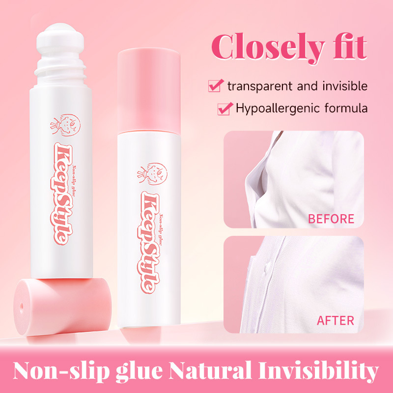 LifeGirls pegamento antideslizante natural invisible ligero transpirable y duradero collar de cuello bajo conformación anti-dopaje